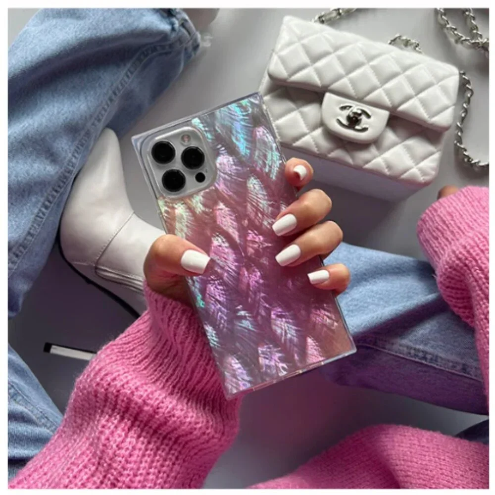 Flaunt SQUARE iPhone Case w/Ring Stand - Picture 1 of 4